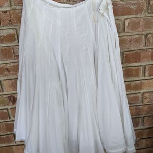 White Tori Richards size 10 skirt